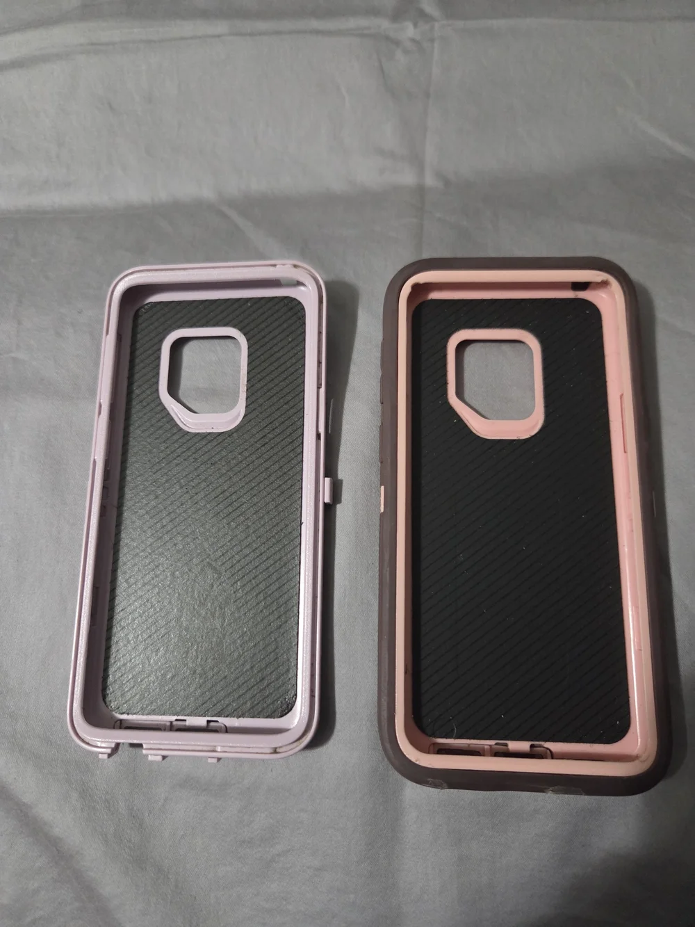 OtterBox Dual-Layer Phone Case Plus A Second Generic Case In Purple
